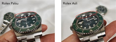 rolex asli dan palsu